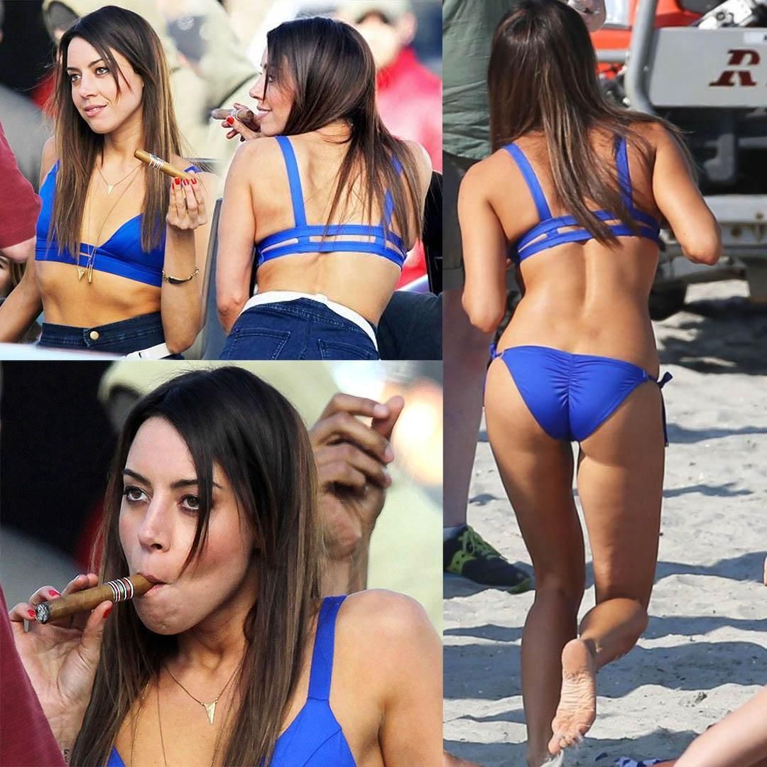 dean burnside recommends aubrey plaza thong pic